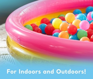 <b>Inflatable</b> <b>Baby</b> Pool Non Slip PVC Foldable 3 Ring Bathtub for Kids & Toddlers - Product Image 3