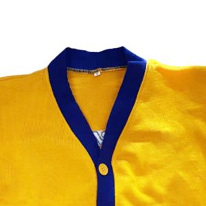 Wholesale Custom Logo <b>Navy</b> Gold Ladies Coat De Punto Long Sigma Gamma Sorority Cotton Knit <b>Cardigan</b> <b>Women's</b> greek Sweater - Product Image 5