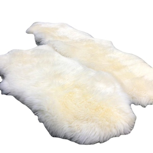 Tapis en peau de mouton violette, motif animalier, forme originale, peluche épaisse, tufté à la main, avec dos antidérapant en caoutchouc, pour salon et décoration intérieure - Product Image 3