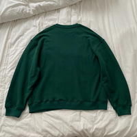 Sweat-shirt à col rond tricoté et doublé, personnalisé en usine OEM, imprimé, décontracté, coupe ample, manches longues, printemps-automne