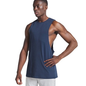 Camisetas sin mangas con tirantes para gimnasio de Color sólido para hombre 2022, ropa deportiva básica personalizada, fabricada a un precio barato - Product Image 3