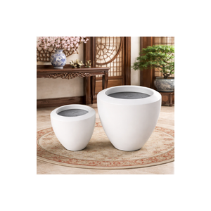 Pots de fleurs en fibre de verre minimalistes, écologiques, de haute qualité, durables, légers, pour l'extérieur, le jardin, la maison, l'hôtel - Product Image 1