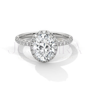 925 Sterling Silver <b>Ring</b> For Women Solitaire Oval Cut Diamond <b>Ring</b> for Everyday Wear Office Use And Wedding Elegant Gift For He - Product Image 2