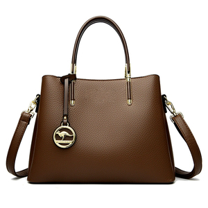 Bolso Bandolera de Piel Sintética para Mujer, Elegante, Gran Capacidad, con Correa Única, Cierre de Cremallera, Impermeable, Venta al Por Mayor - Product Image 1