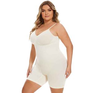 Body sculptant sans couture pour femme, gaine amincissante en tissu tricoté serré, vente en gros, pour adultes - Product Image 1