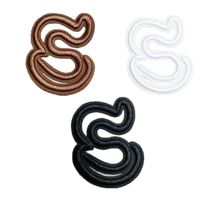 Patchs rectangulaires personnalisés en gros, brodés en 3D avec lettres et paillettes, thermocollants pour chapeaux Razers impex - Product Image 3