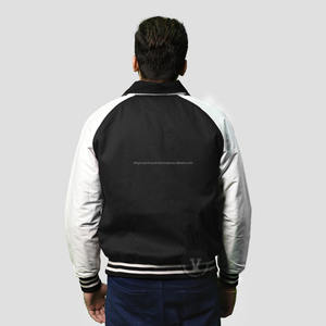 Unisex personalizable invierno Varsity chaquetas 100% algodón sarga Letterman diseño para hombres y mujeres al por mayor - Product Image 4