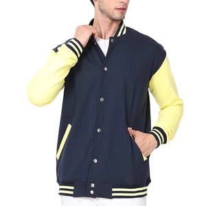 Customized Custom <b>Canvas</b> Formal Varsity <b>Jacket</b> Baseball Letterman Outerwear OEM Production Unisex High Quality Windproof - Product Image 1