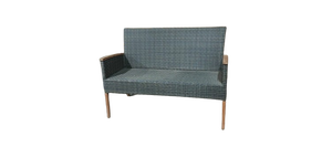 Outdoor PE Rattan Beach Garden <b>Bench</b> Wicker <b>Sofa</b> Seat Modern Porch Furniture Durable & Comfortable - Product Image 3