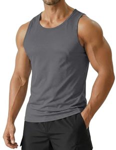 Tank Tops Men <b>Fishnet</b> Shiny Muscle Top See Vest Sleeveless Polyester Breathable Party Nightclub Garment - Product Image 5