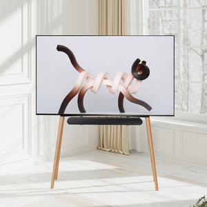 [YOUNGUJIN] EDGEWALL Steel EdgeOn Arte R <b>Easel</b> TV Stand Floor Mount Space Saving Pivot Wellness Support Guard EdgeOn Arte R - Product Image 2