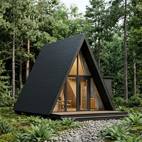 Villa de Luxe en Montagne avec Structure en Acier Premium, Unité de Développement Résidentiel S410, Maison en A-Frame pour Hôtels et Villas