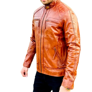Veste de pilote en peau de mouton véritable de qualité supérieure, prête pour l'hiver, luxueuse, style aviateur, isolée, douce et durable - Product Image 6
