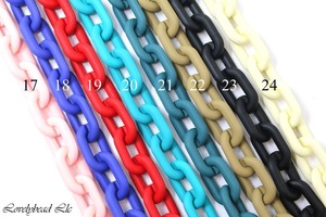 Resin <b>Large</b> Acrylic Links Chain wood chain ,marble Thick Resin Purse Handle Handbag Hanger Tote Bag Accessories wall art - Product Image 6