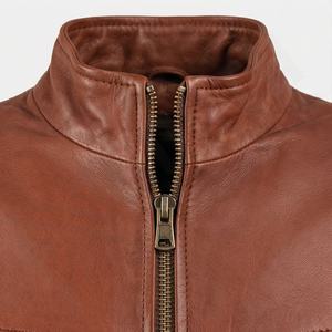 Chaqueta de Motociclista de Invierno para Hombre, Diseño Reversible, Impermeable, de Cuero Genuino, Equipo de Protección para Motociclismo, Color Personalizado - Product Image 4