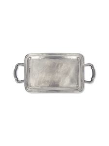 Metal Serving <b>Tray</b> For Serving Tea Coffee And <b>Snacks</b> With Attractive Decorative Border Design - Product Image 1