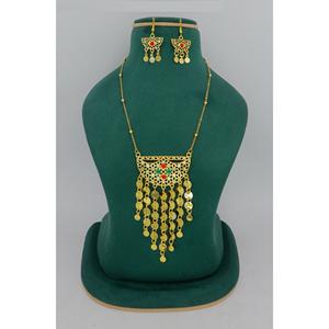 Martasha diseñador islámico Ramadán especial chapado en oro UAE joyería especial Dubai joyería collar pendiente conjunto Joyería Árabe - Product Image 4