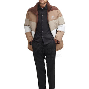 Custom Sublimation Printed <b>Men</b> Puffer <b>Jackets</b> For Brand Private Label High Strength Stitching Winter Gear - Product Image 3