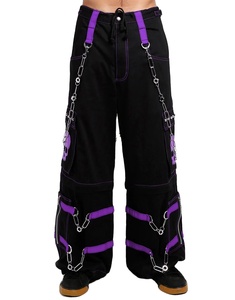Streetstyle, nueva personalidad, pantalones casuales, pantalones góticos para hombres, pantalones de bondage cargo con ojales Punk Rock, pantalones vaqueros salvajes para hombres, Vaqueros cónicos - Product Image 2