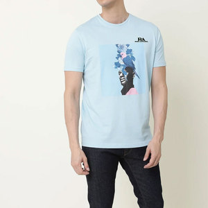 T-shirts en molleton 100% coton sur mesure, 220 grammes, motif uni, respirant, confortable pour hommes, vente en ligne - Product Image 4