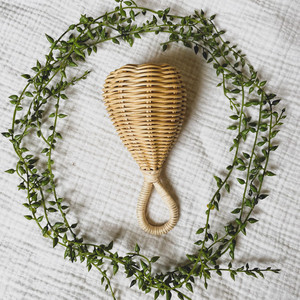 Handbraided Natural Wicker <b>Rattles</b> Bell Shakers Bestselling <b>Baby</b> Toy Rattan <b>Rattle</b> Teether Toys for <b>Babies</b> - Product Image 1