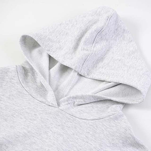 Sudadera con Capucha Corta para Mujer, OEM, con Estampado Personalizado, Tela de Poliéster y Algodón, Cierre con Cordón, Ropa Urbana Cómoda - Product Image 4