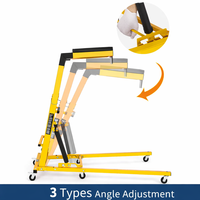 Échelle mobile pliable à hauteur réglable Topside Creeper Tool, capacité de charge 400 lb, avec pivotants portables OEM/ODM GAPGAR035