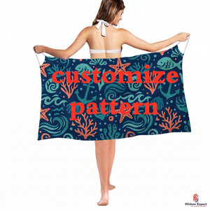 Pareo Hawaiano Personalizado con Estampado Polinesio, Envoltura de Playa Ligera, Ropa Tropical para Resort, Fabricante de Telas Personalizadas OEM ODM - Product Image 1