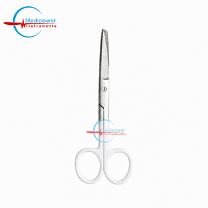 Ciseaux médicaux de qualité hospitalière en acier inoxydable 5 pouces à pointe arrondie et tranchante pour pansements et bandages - Product Image 4