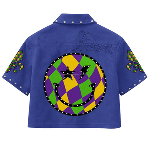 Camiseta de Verano para Hombre, Talla Grande, Estilo Hip Hop, Corta, Vintage, con Pedrería, Diseño Gráfico Personalizado de Alta Calidad - Product Image 3