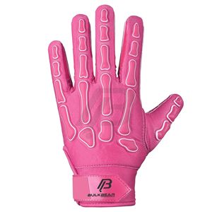 Gants de football américain professionnels personnalisés, paume collante, imperméables, légers, antidérapants, en cuir, fermeture auto-agrippante - Product Image 2