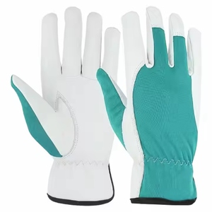 Gants en cuir de vachette grainé antidérapants haute performance, durables, avec poignet élastique, doux, confortables, résistants à la chaleur et sécuritaires - Product Image 4