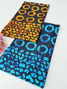 Tissu africain personnalisé imprimé à la cire et coton Ankara OEM pour robes vêtements sacs accessoires idéal pour l'image de marque politique Maroc - Product Image 2