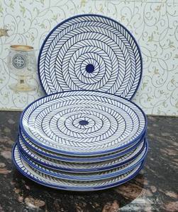 Assiette en céramique de 7 pouces pour usage domestique, imprimée sous glaçure, vaisselle - Product Image 2