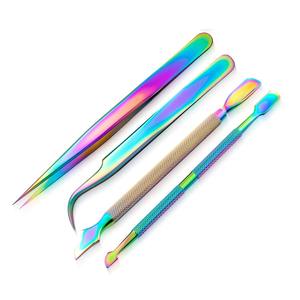 Juego de 5 Piezas de Herramientas de Manicura Profesionales de Acero Inoxidable, Cortaúñas, Empujador de Cutículas, Pinzas para el Cuidado de las Uñas de los Dedos de las Manos y los Pies, Duradero, para Arte de Uñas - Product Image 3