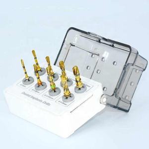 8-Piece Autoclavable Implant Surgery Instrument <b>Kit</b> Gold Plasma Coated Drill Holder Manual Includes Drill CE By Grip Surgical - Product Image 1