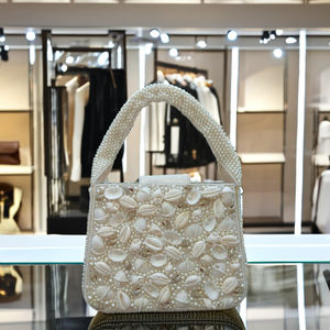 Nouveauté, magnifique pochette de soirée de mariée en pierre lourde embossée à la main, travail de pierre lourde, perles multicolores, tendance, taille personnalisée, unisexe - Product Image 1