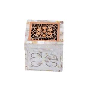 Brûleur Mabkhar incrusté de nacre, design treillis arabe, haute qualité, incrustation Sadaf, Bakhoor religieux toutes saisons, vente chaude - Product Image 2