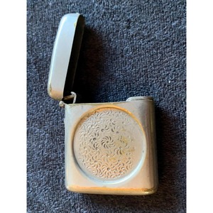 High Standard Quality Aluminum Cigarette Match Case With Engraved Floral Design Durable Household Use - Product Image 5