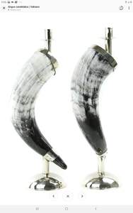 Exclusivos Portavelas Elegantes de Estilo Animal con Cuernos Blancos y Negros para Hogar, Hotel, Villas, Bodas, Decorativos y Aromáticos - Product Image 6