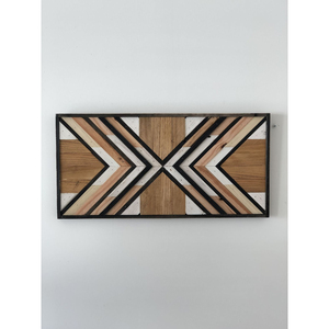 Handcrafted Geometric Wood Wall Art Custom Solid Wood Wall Hanging Modern Decorative Wall Hanging for Hotel and Home - Product Image 5