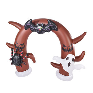 Arco de árbol inflable de Halloween a precio de fábrica con araña fantasma blanca corta y murciélago decoraciones de Halloween al aire libre - Product Image 5