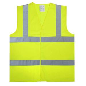 Gilet de sécurité réfléchissant grande taille imperméable de qualité supérieure, logo personnalisé, haute visibilité, antibactérien, respirant, vêtements de travail - Product Image 1