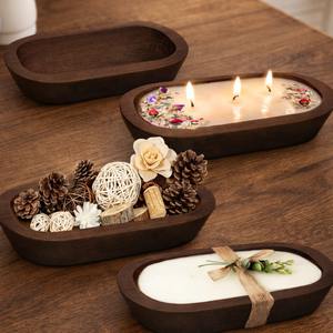 Supports de bougies en bois personnalisés, directement de l'usine, et supports de bougies décoratifs, supports de bougies en bois pour cadeaux de mariage - Product Image 2