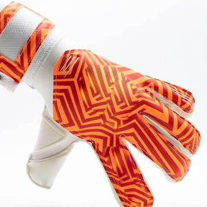 High Quality Leather Soccer Football Goalkeeper Gloves Breathable Non <b>Slip</b> <b>Full</b> Finger Design Professional Custom Comfortable - Product Image 6
