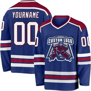 Jersey de Hockey sobre Hielo de Alta Calidad, Fabricado en EE. UU., con Logotipo Personalizado, Tela Premium, 100% Alta Calidad, Precio de Fábrica, Pedidos al por Mayor Directamente de Fábrica - Product Image 3