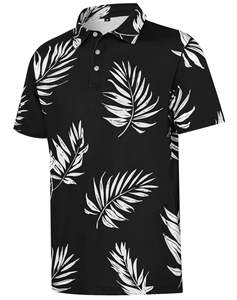 Camiseta de Golf Personalizada para Hombre con Estampado Completo, Secado Rápido, 100% Algodón, Corte Ajustado, Impresión Digital, Jersey Sólido con Logotipo - Product Image 3