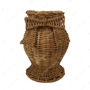 Jarrón Decorativo Festivo en Forma de Lazo, Tejido con Bambú y Ratán, para Decoración de Mesa, Florero - Product Image 2
