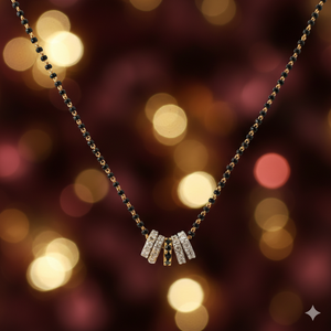 Mangalsutra de oro amarillo macizo de 22k, joyería de oro con el sello BIS. - Product Image 1