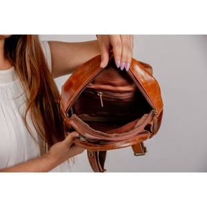 Mini Mochila de cuero de lujo a la moda LW para mujer, cremallera, logotipo personalizado, marcas famosas, forro de PVC, vestido portátil y estilo Rock - Product Image 4